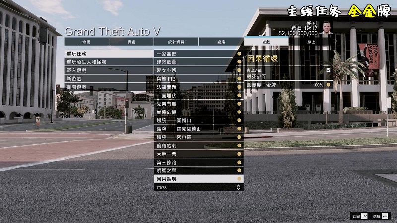 图片[2]_GTA5 金牌 100%通关存档 全版本 [正版-盗版-通用] 包含抢劫任务载具 附-安装教程【17.0MB】_GTA5MOD_侠盗猎车手5MOD_游戏MOD下载