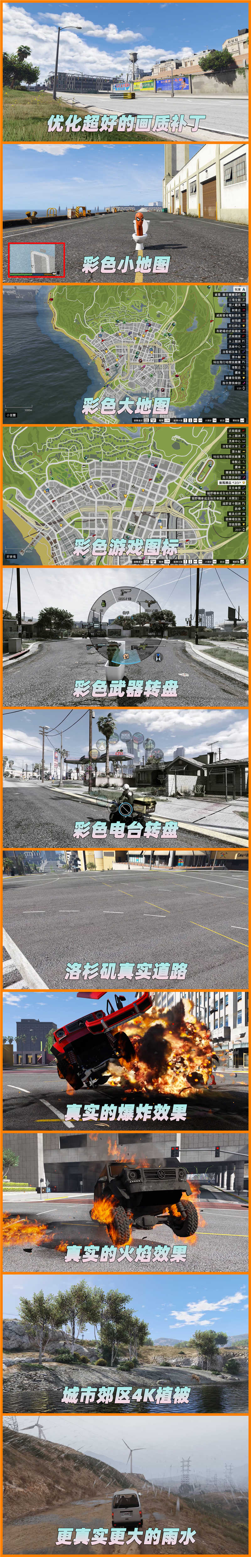 图片[2]_GTA5MOD整合版 v1.36 真实画质 340位精品人物 413辆现实载具 中国风 中文广告牌 国产汽车 人物皮肤 众多超级英雄 [超人-龙珠-骑龙-闪电侠-绿巨人-钢铁侠] [赠送：修改器 运行库 无限金币 通关存档]【85.2GB】_GTA5MOD_侠盗猎车手5MOD_游戏MOD下载